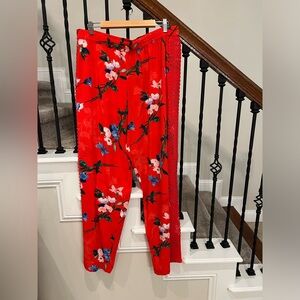 NWOT Tahiti Floral Pants-size XL